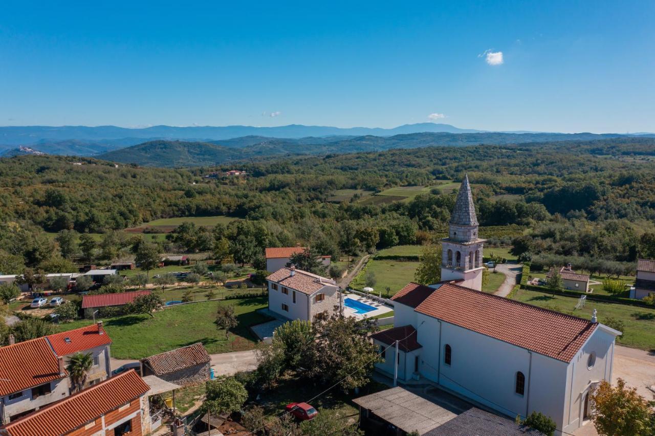 Villa Atop The Village With Stunning View Vižinada Zewnętrze zdjęcie